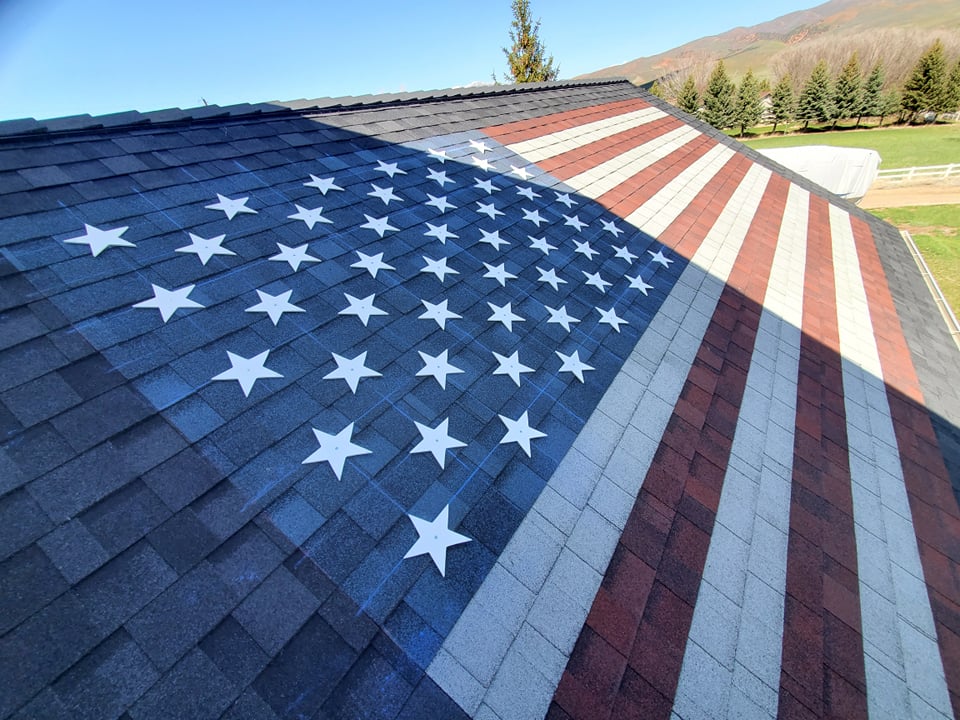 American Flag Roof